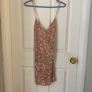 Blush sequined nighty